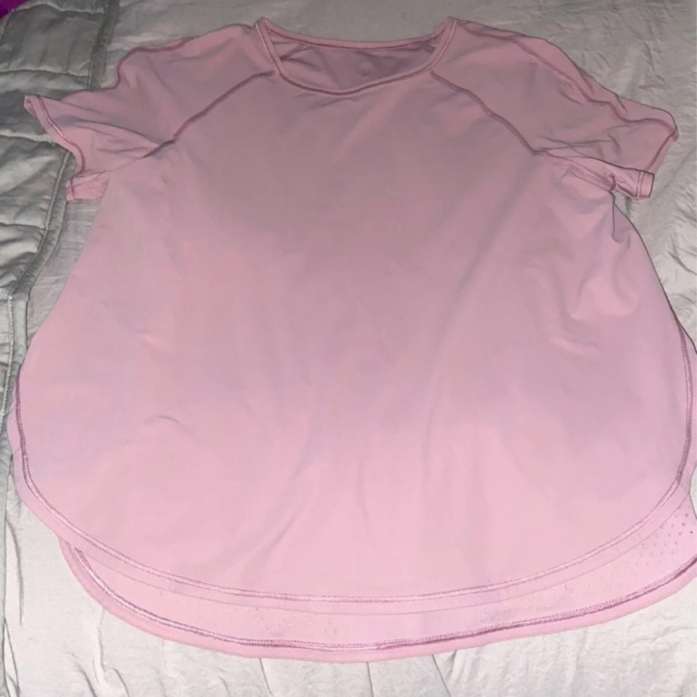 lululemon pink open sides top